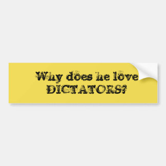 ANTI TRUMP-BUMPERSTICKER BUMPERSTICKER