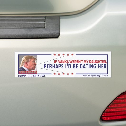 Anti-Trump-Bumpersticker Bumpersticker (Op auto)