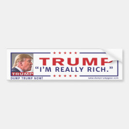 Anti-Trump-Bumpersticker Bumpersticker