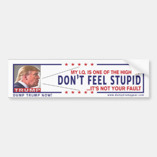 Anti-Trump-Bumpersticker Bumpersticker