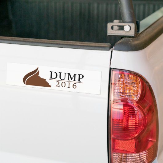 Anti-Trump-Bumpersticker (pomp) | 2016) Bumpersticker (Op Truck)