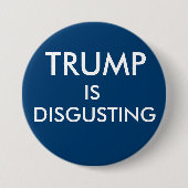 Anti-Trump-Button Ronde Button 7,6 Cm (Voorkant)