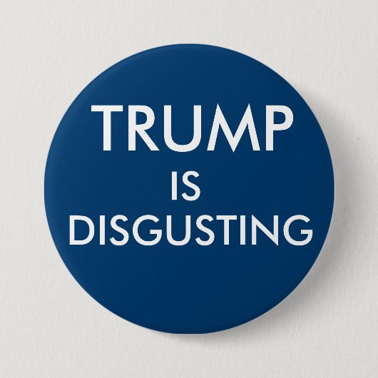 Anti-Trump-Button Ronde Button 7,6 Cm (Voorkant)