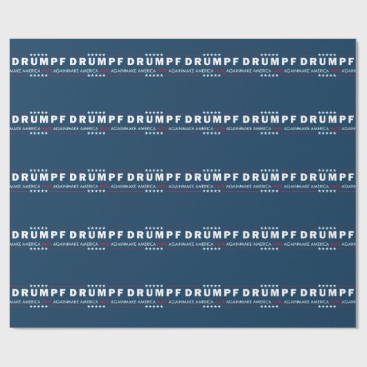 Anti-Trump Cadeaupapier (Vlak)