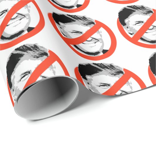 Anti-Trump Cadeaupapier (Rol Hoek)