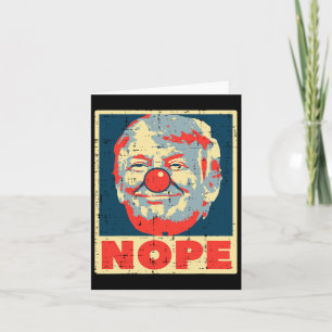 Anti Trump Clown  Retro Impeach Geen Donald Kaart