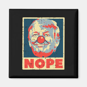 Anti Trump Clown  Retro Impeach Geen Donald Magneet