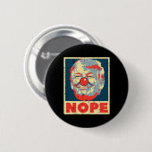 Anti Trump Clown  Retro Impeach Geen Donald Ronde Button 5,7 Cm (Voorkant /achterkant)