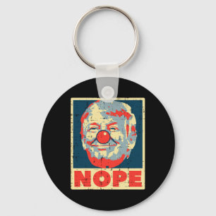 Anti Trump Clown  Retro Impeach Geen Donald Sleutelhanger