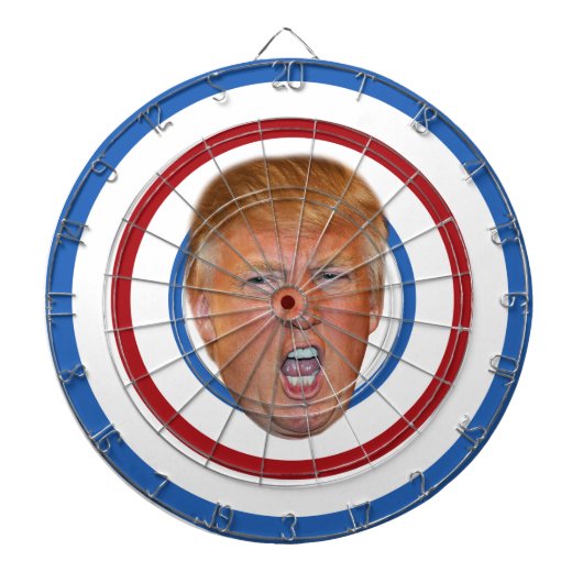 Anti-Trump Dart Board Dartbord (Voorkant)