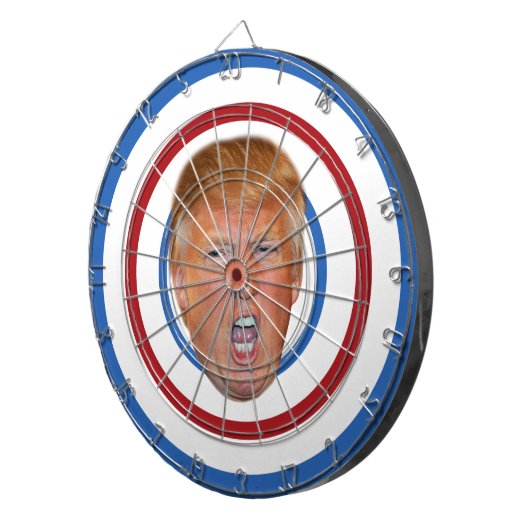 Anti-Trump Dart Board Dartbord (Voorkant Rechts)