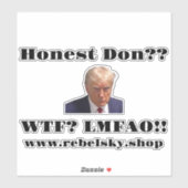 Anti-Trump Decal Sticker (Vel)