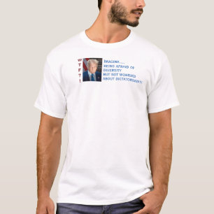 Anti Trump Dictator Pro Diversiteit Bericht T-shirt