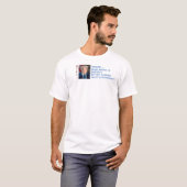 Anti Trump Dictator Pro Diversiteit Bericht T-shirt (Voorkant volledig)