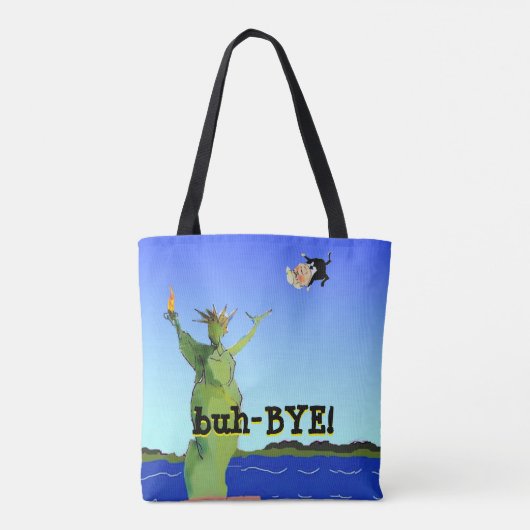 Anti-trump, dominee Trump 2020 Presidentiële verki Tote Bag (Achterkant)