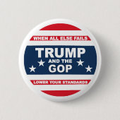 Anti-trump en anti-GOP Ronde Button 5,7 Cm (Voorkant)