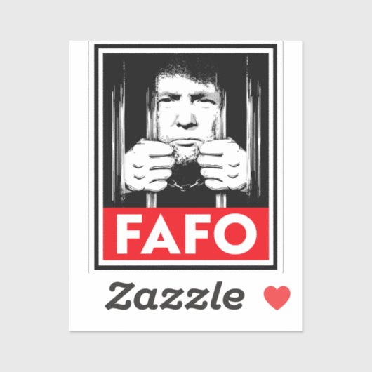 Anti-Trump FAFO Sticker (Vel)