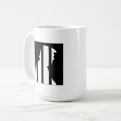 Anti Trump Felon Trump voor Gevangenis 2024 Koffiemok (Voorkant links)