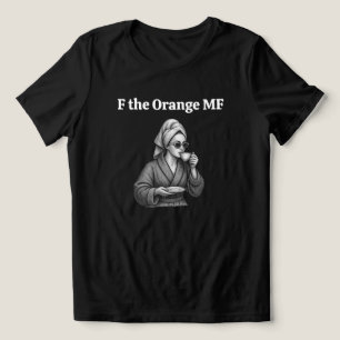 Anti Trump Feministische Koffieliefhebber Grappige Tri-Blend Shirt