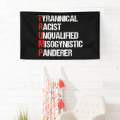 Anti Trump Funny Acrostic Political Spandoek (Insitu)