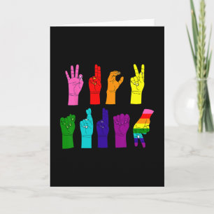 Anti-Trump gebarentaal LGBTQ+ protest  Kaart