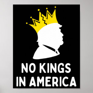 Anti-trump Geen Koningen In Amerika Poster