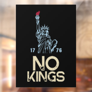 Anti Trump Geen Koningen Protest Citaten Raamsticker
