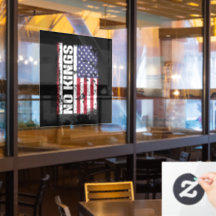 Anti Trump Geen Koningen Vlag van de VS Protest Ci