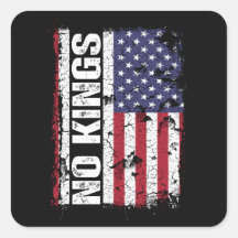 Anti Trump Geen Koningen Vlag VS Protest Citaten