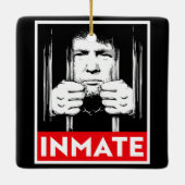 Anti-Trump-gevangene Keramisch Ornament (Achterkant)