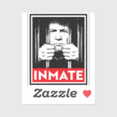 Anti-Trump-gevangene Sticker (Vel)