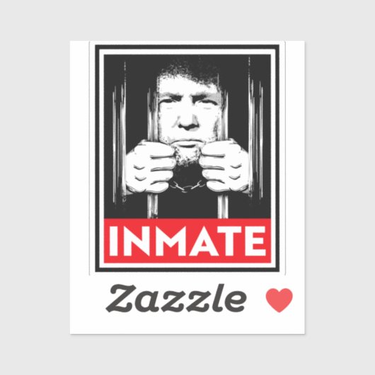 Anti-Trump-gevangene Sticker (Vel)