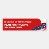 Anti-Trump Gezondheidszorg Bumpersticker (Voorkant)