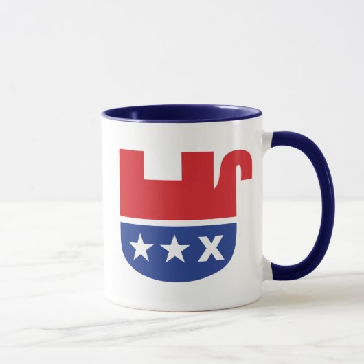 Anti Trump GOP Republikeinse Dode Olifant Mok (Rechts)