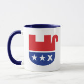 Anti Trump GOP Republikeinse Dode Olifant Mok (Links)