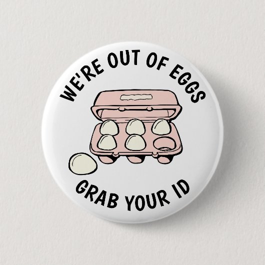 Anti Trump, grappig ID voor de Button van de boods (Voorkant)