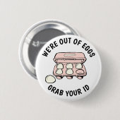 Anti Trump, grappig ID voor de Button van de boods (Voorkant /achterkant)