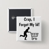 Anti Trump, grappig ID voor de Button van de boods (Voorkant /achterkant)