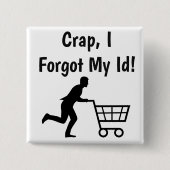 Anti Trump, grappig ID voor de Button van de boods (Voorkant)