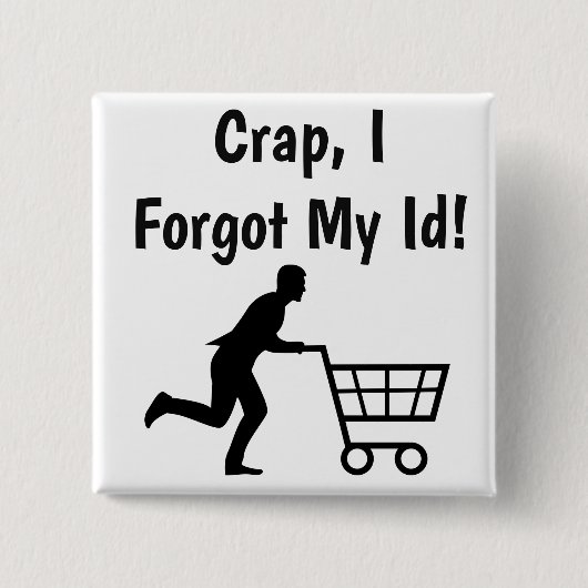 Anti Trump, grappig ID voor de Button van de boods (Voorkant)