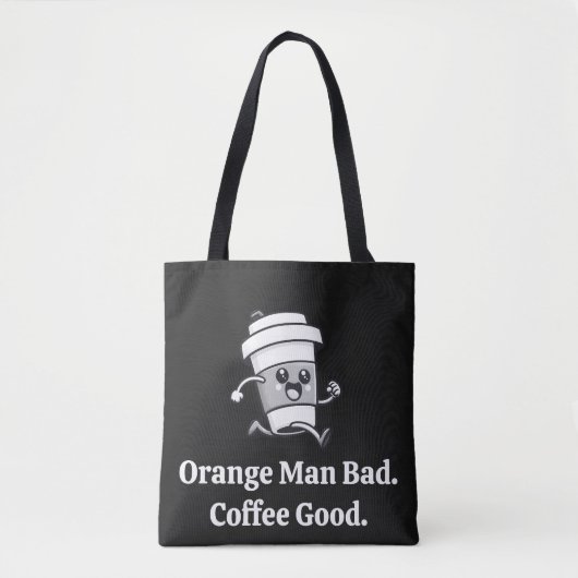 Anti-Trump Grappig Nuttig Grap Geschenk Witte Olif Tote Bag (Voorkant)
