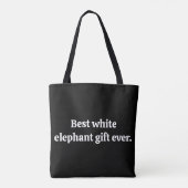 Anti-Trump Grappig Nuttig Grap Geschenk Witte Olif Tote Bag (Achterkant)