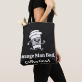Anti-Trump Grappig Nuttig Grap Geschenk Witte Olif Tote Bag (Dichtbij)