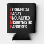 Anti Trump Grappig Politiek Acroniem Blikjeskoeler (Voorkant)