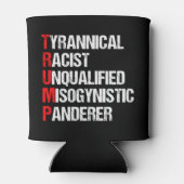 Anti Trump Grappig Politiek Acroniem Blikjeskoeler (Achterkant)