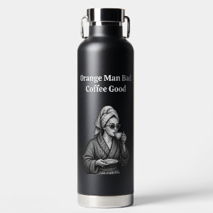 Anti Trump Grappige Feministische Koffieliefhebber Waterfles