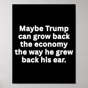 Anti-Trump Grappige Sarcastische Politieke Humor S Poster