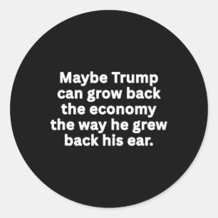 Anti-Trump Grappige Sarcastische Politieke Humor S Ronde Sticker