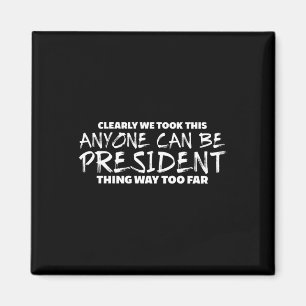 anti-trump haat lange mouwen magneet