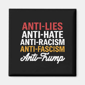 Anti Trump haat leugens en fascisme verzet zich te Magneet (Voorkant)